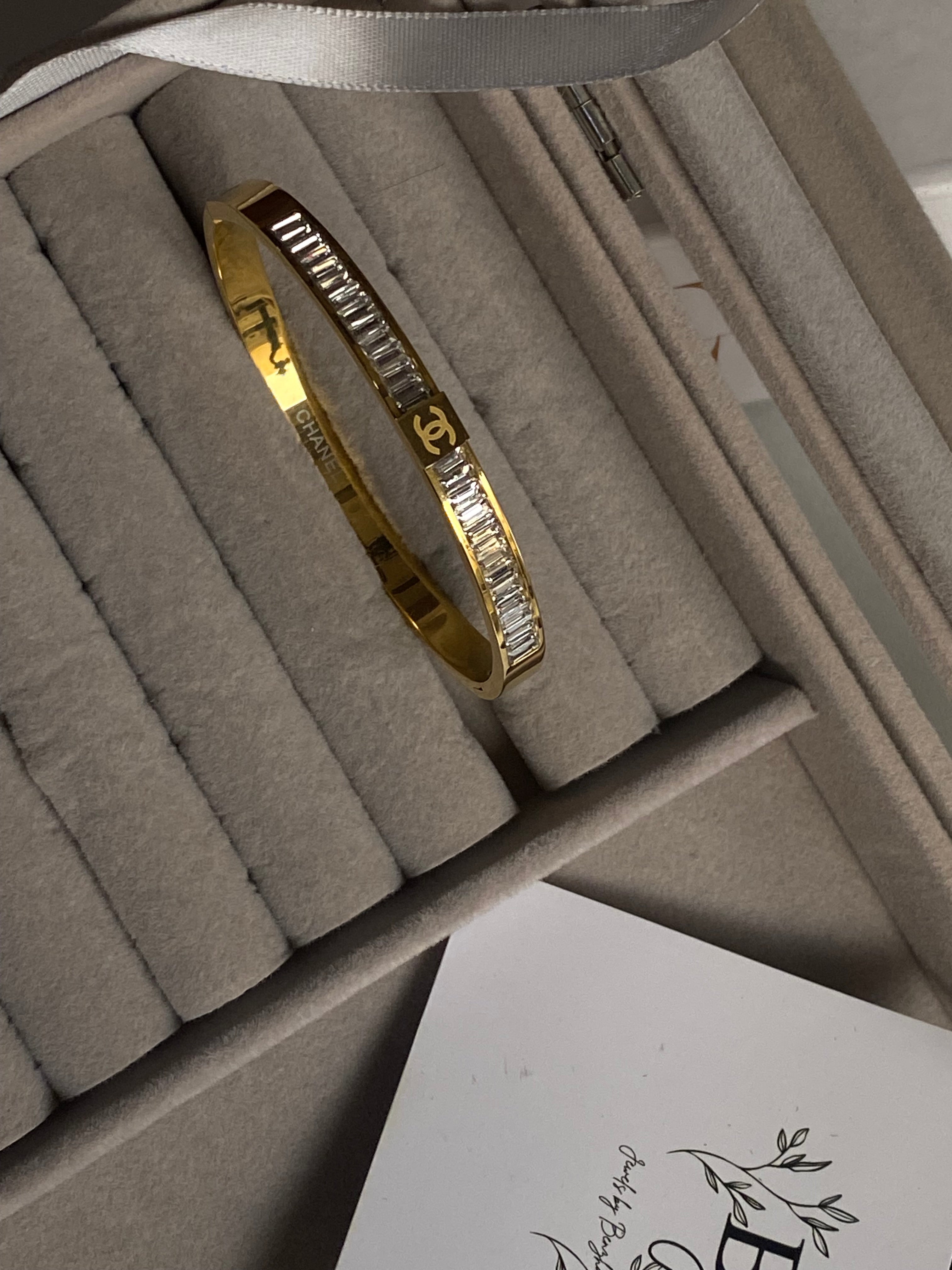 Chanel handcuff with crystals