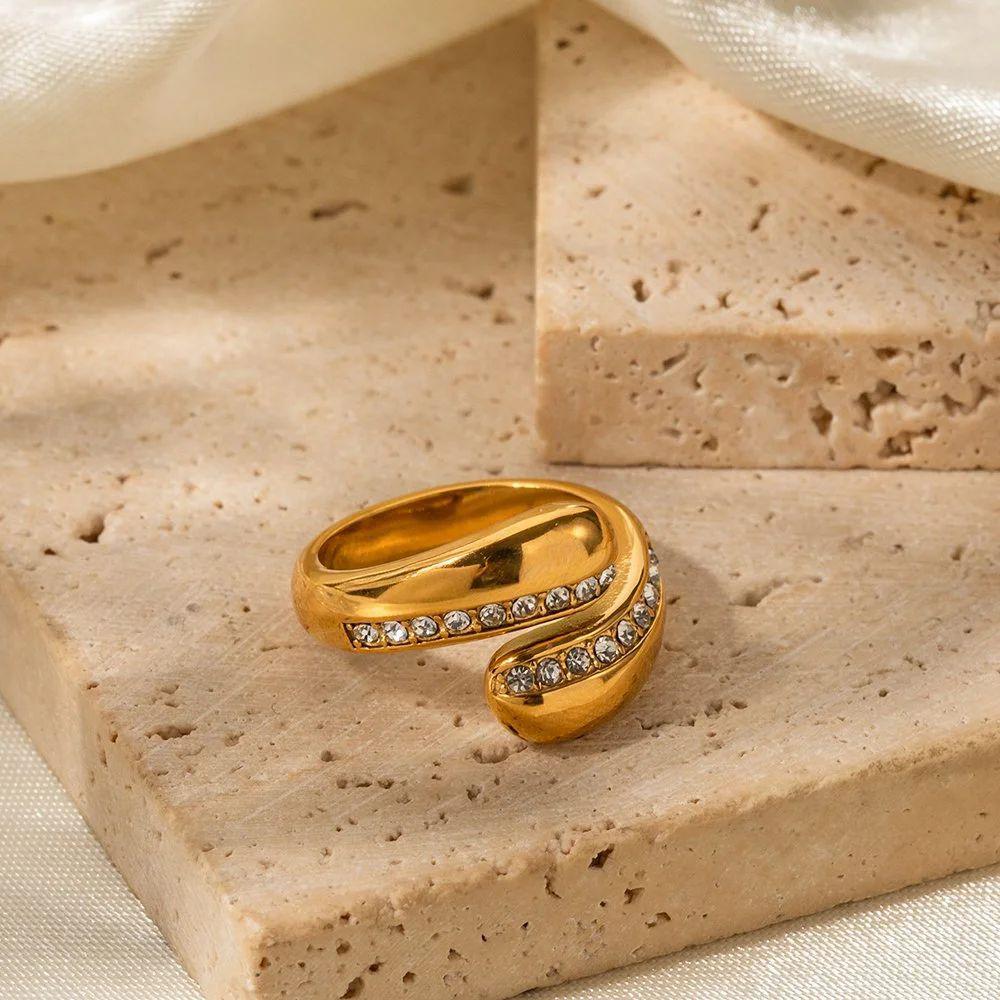Signature White stone Ring