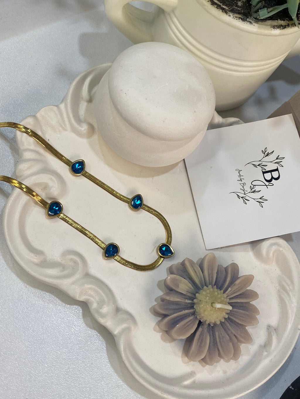 Ocean blue necklace