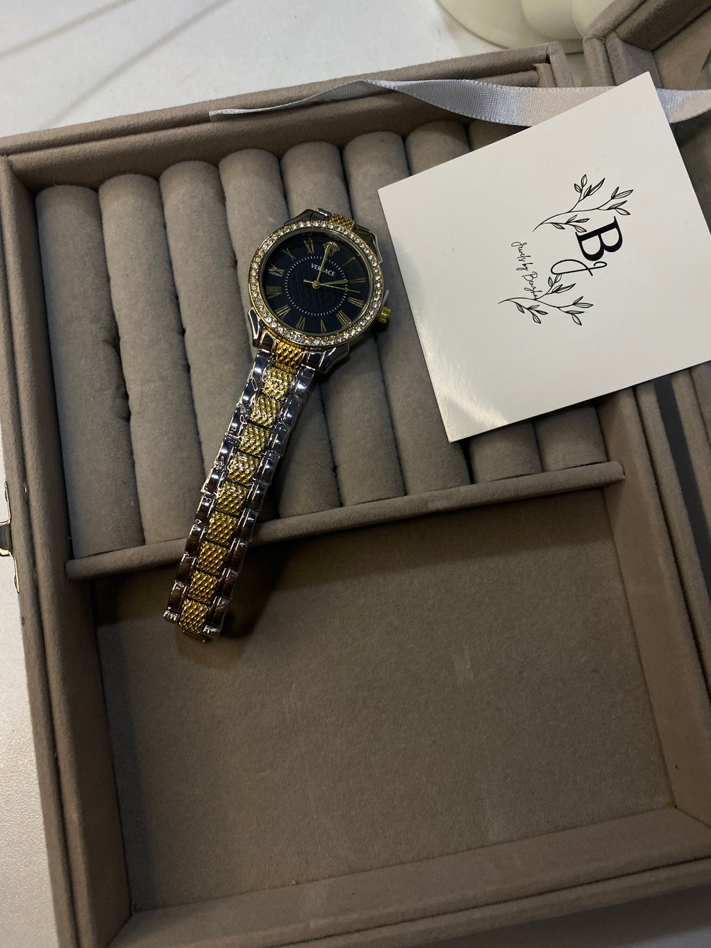 Versace Black Dial Watch
