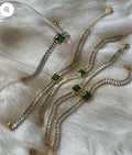 Emerald green bracelet