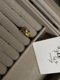 Ring with crystal