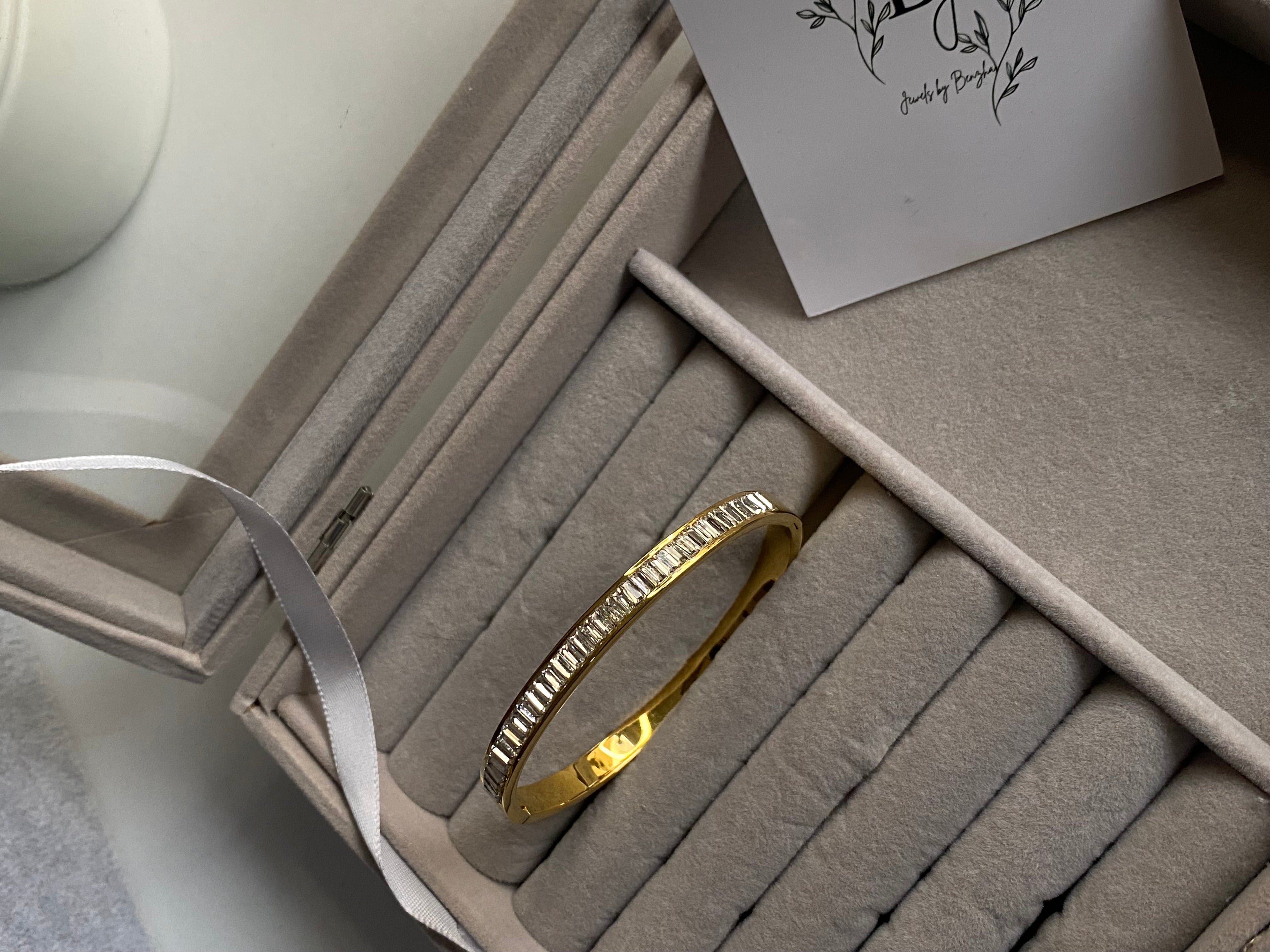 Handcuff with Crystal encraved