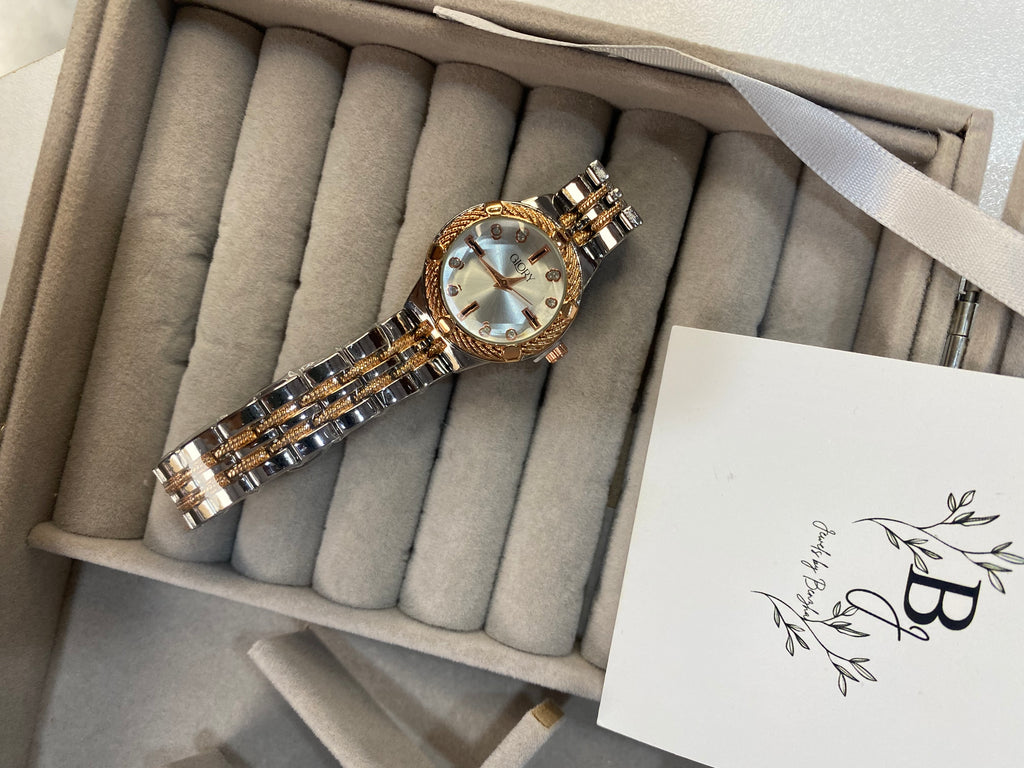 Glory Silver Copper Watch
