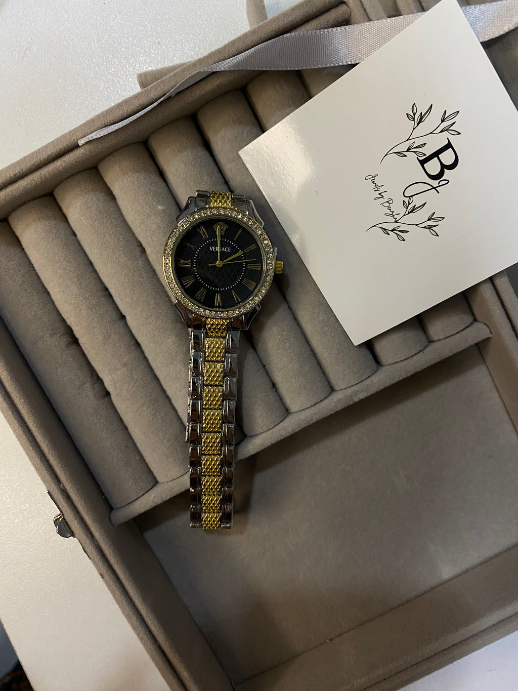 Versace Black Dial Watch