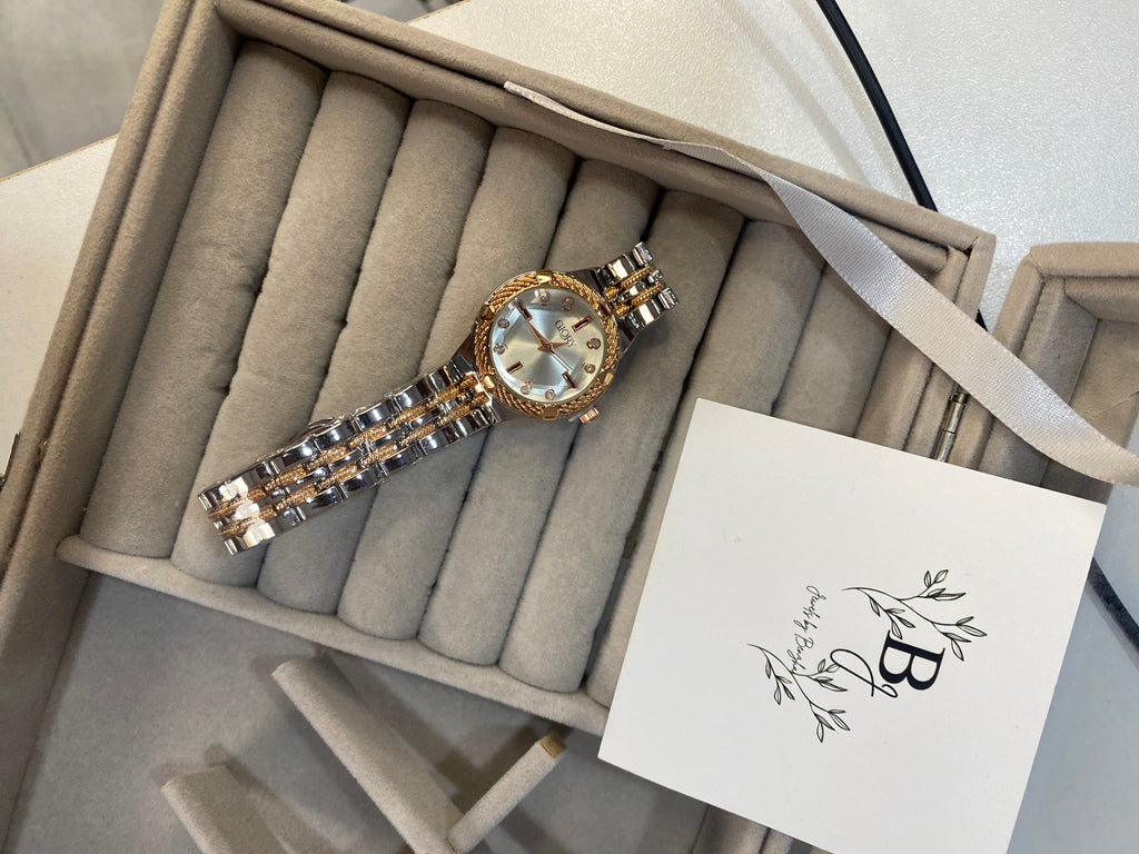 Glory Silver Copper Watch