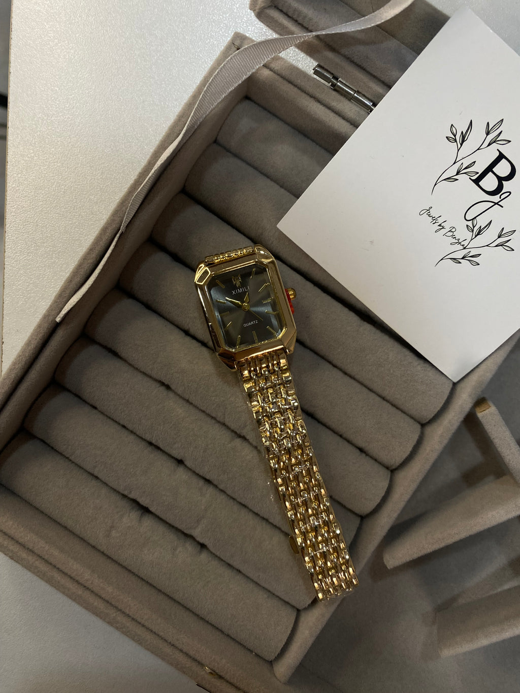 Golden Ximli Watch Black Dial