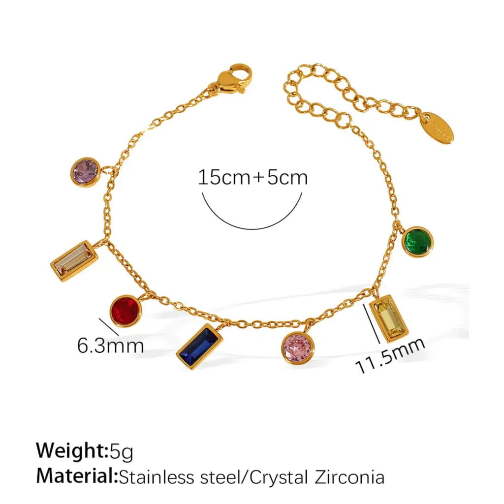 Crystal zirconia bracelet