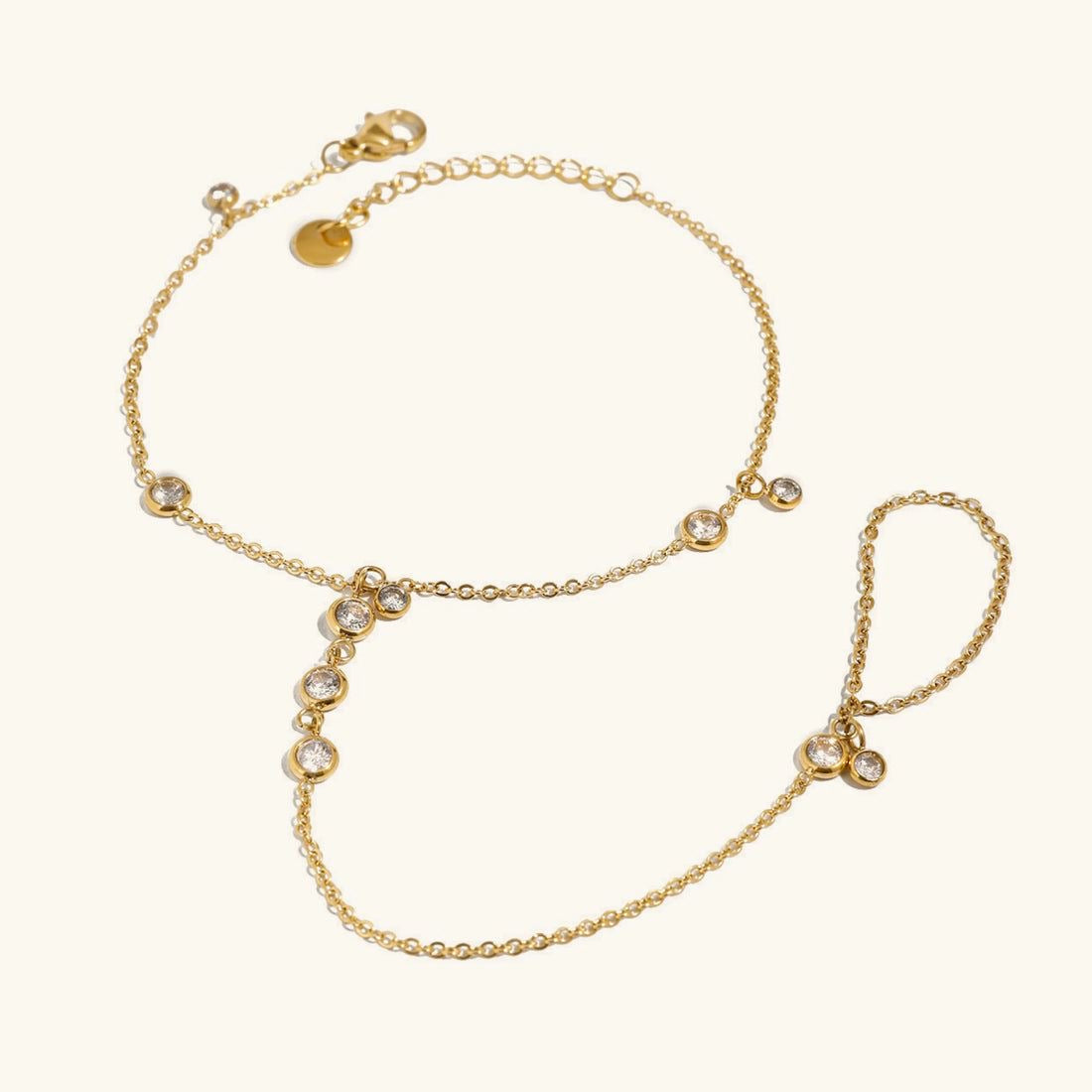 Crystal handchain