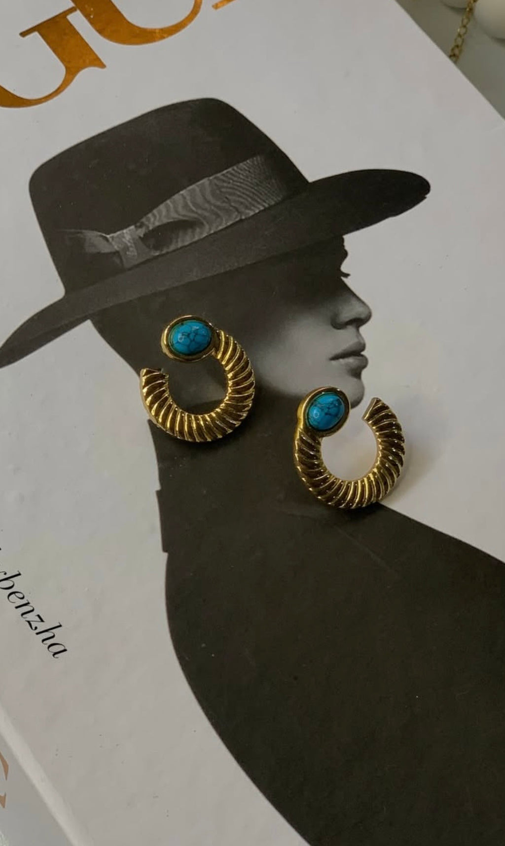 Feroza Earrings