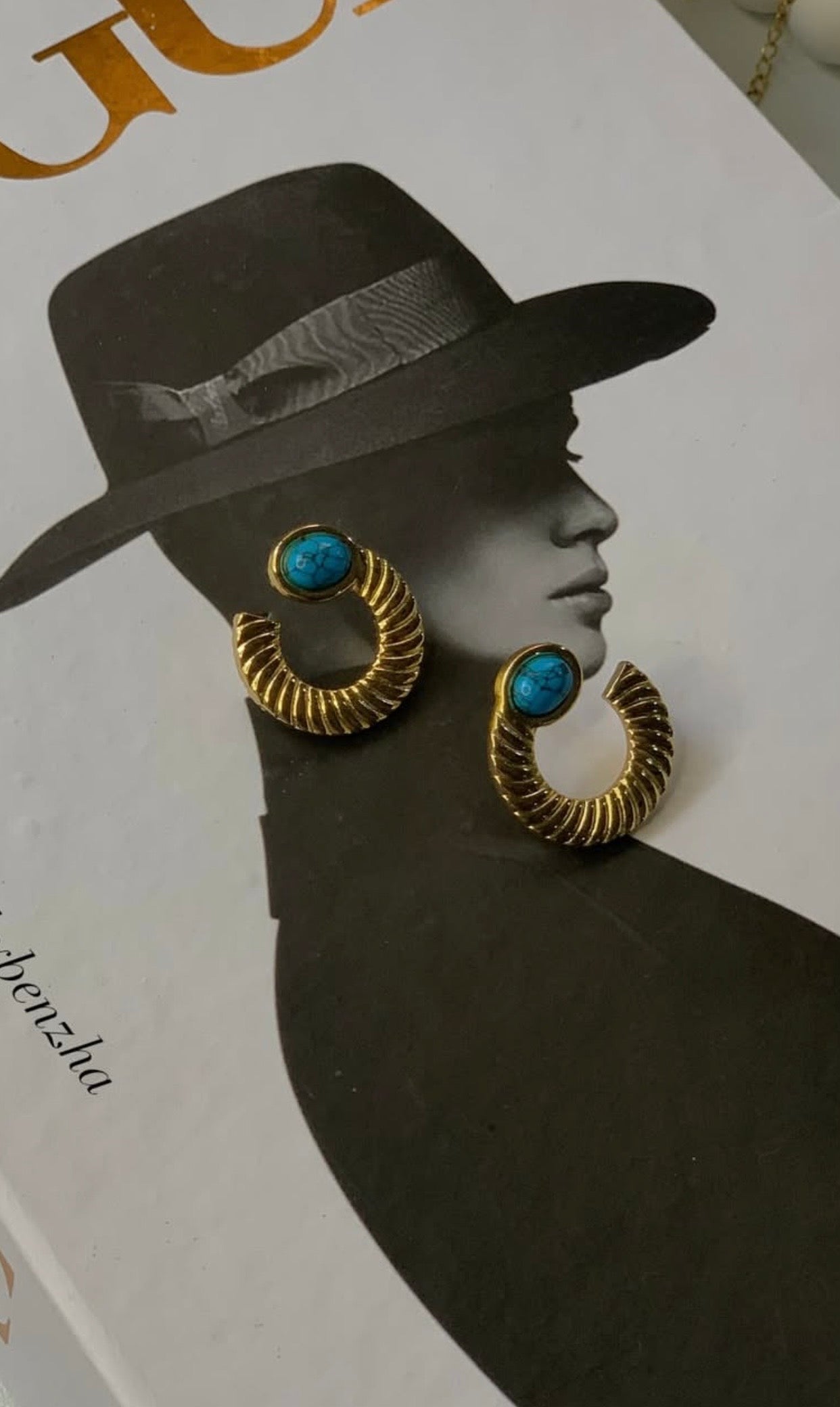 Feroza Earrings