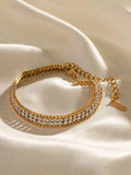 Double layered white Stone