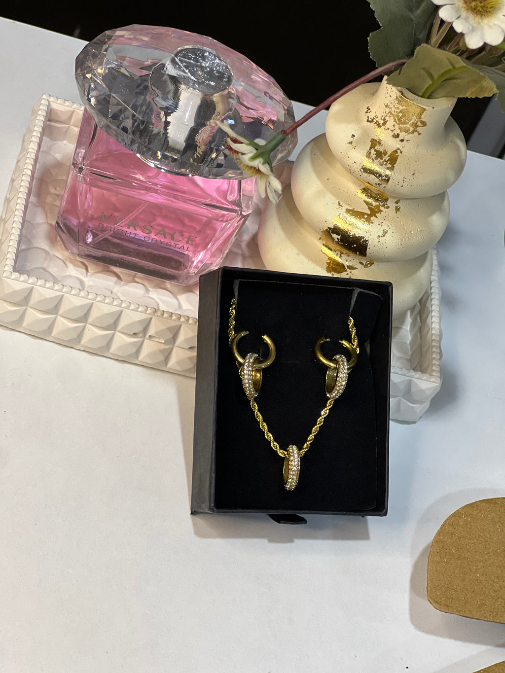 Royal necklace earring set