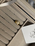 White flower ring