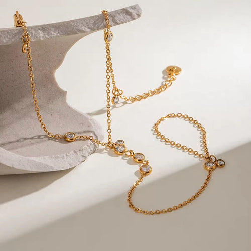 Crystal handchain