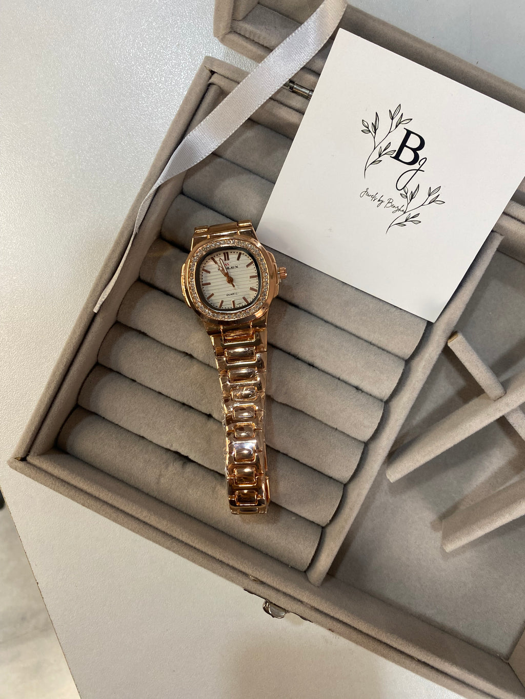 Copper With White Dial Watch