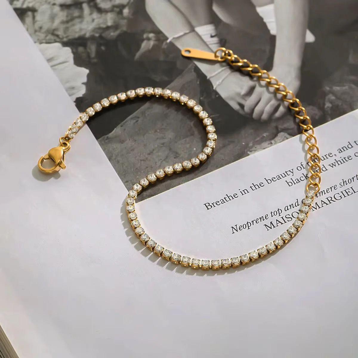 White Stone Bracelet