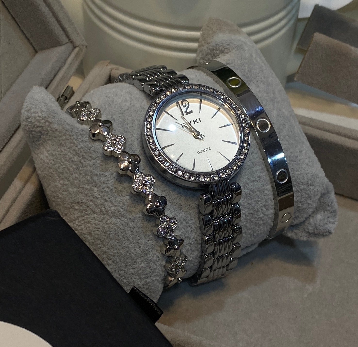 EYKI Silver Watch Stack